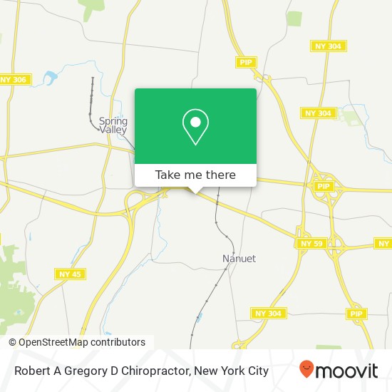 Mapa de Robert A Gregory D Chiropractor, 5 Grandview Ave