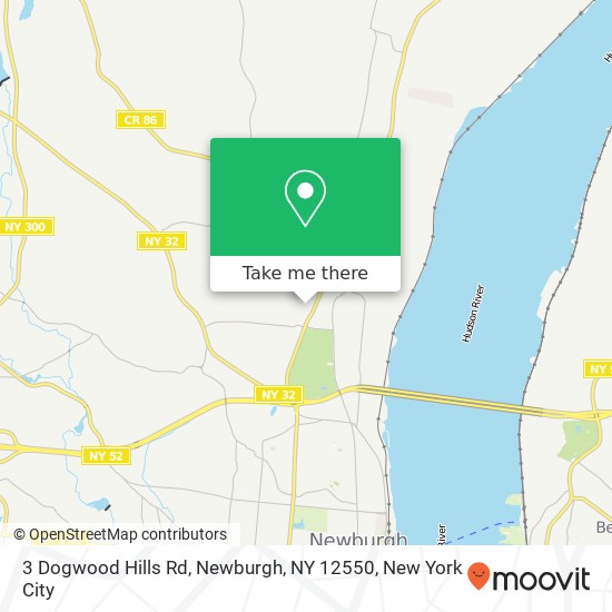 3 Dogwood Hills Rd, Newburgh, NY 12550 map