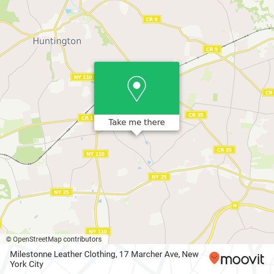 Mapa de Milestonne Leather Clothing, 17 Marcher Ave