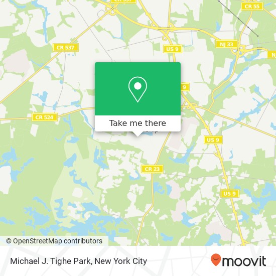 Michael J. Tighe Park, 65 Georgia Rd map