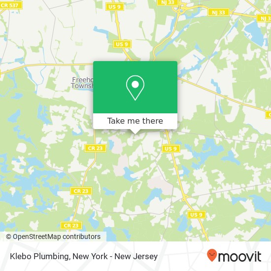 Mapa de Klebo Plumbing