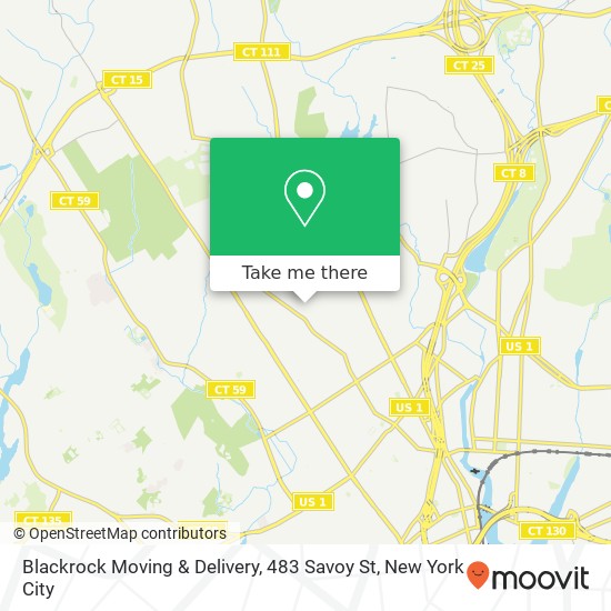 Blackrock Moving & Delivery, 483 Savoy St map