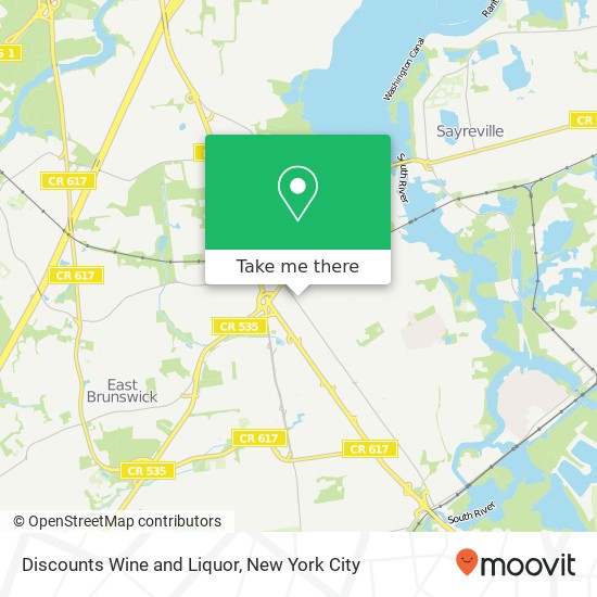 Discounts Wine and Liquor map