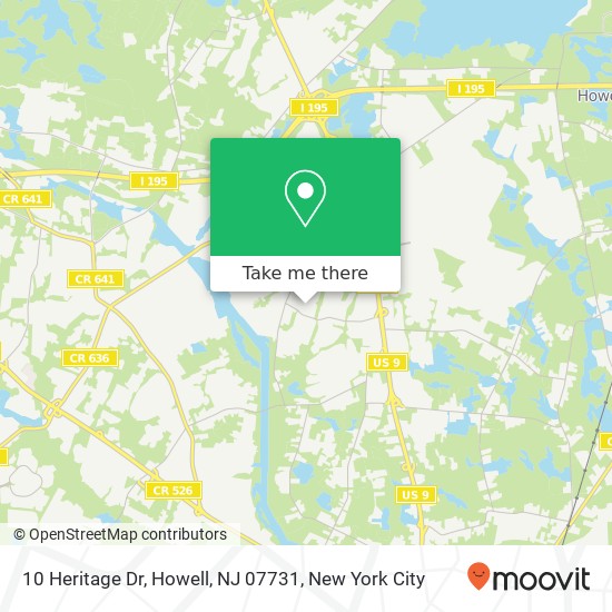 10 Heritage Dr, Howell, NJ 07731 map