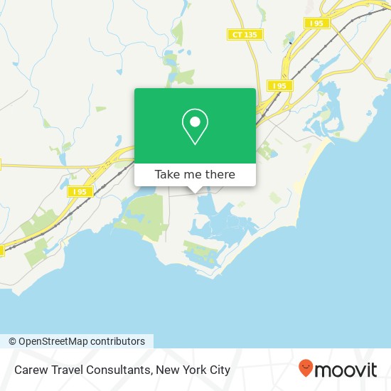 Carew Travel Consultants map