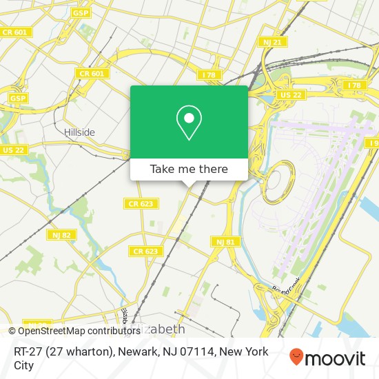 RT-27 (27 wharton), Newark, NJ 07114 map