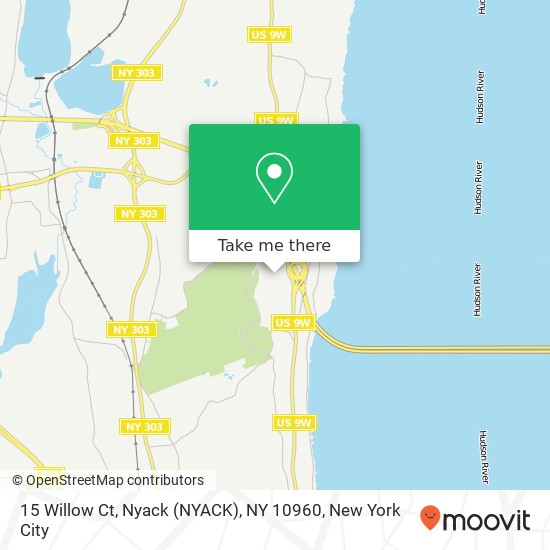 15 Willow Ct, Nyack (NYACK), NY 10960 map