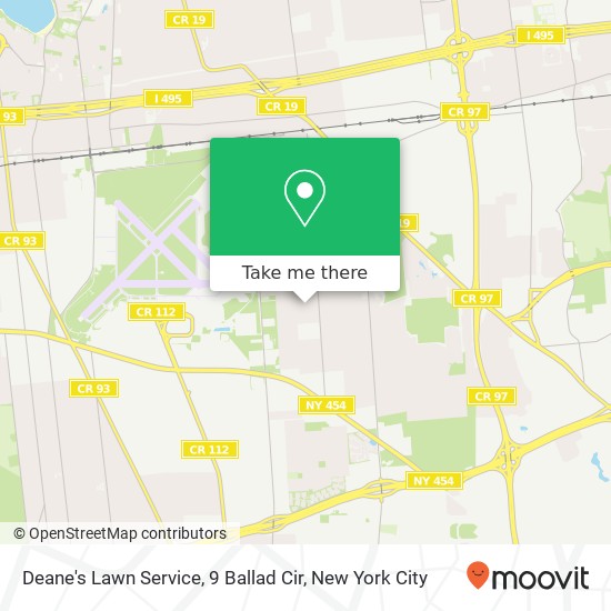 Deane's Lawn Service, 9 Ballad Cir map