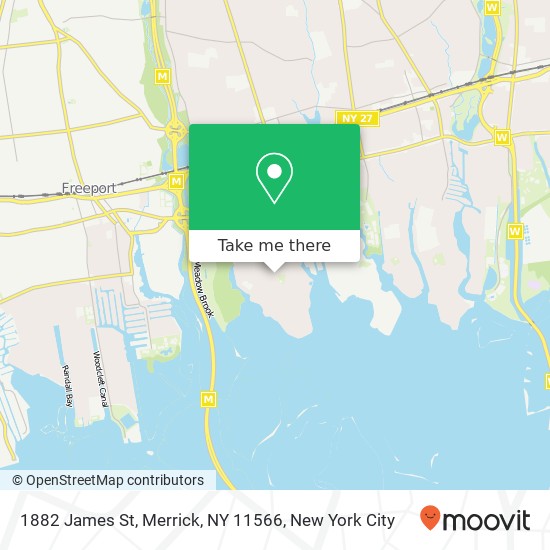 1882 James St, Merrick, NY 11566 map