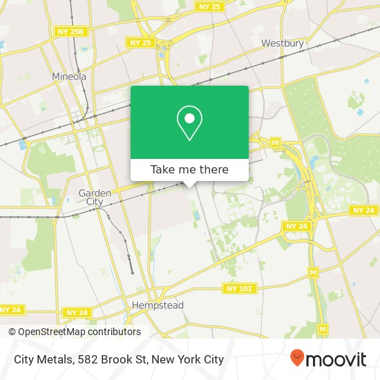 City Metals, 582 Brook St map