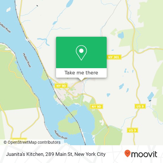 Mapa de Juanita's Kitchen, 289 Main St