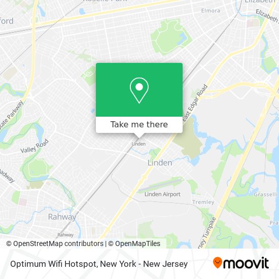 Optimum Wifi Hotspot map