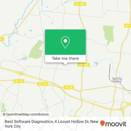 Mapa de Best Software Diagnostics, 4 Locust Hollow Dr