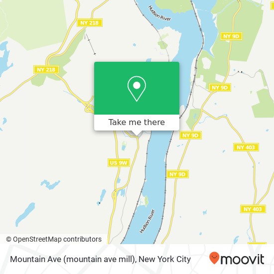 Mapa de Mountain Ave (mountain ave mill), Highland Falls, NY 10928