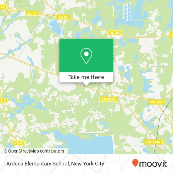 Mapa de Ardena Elementary School, 355 Adelphia Rd