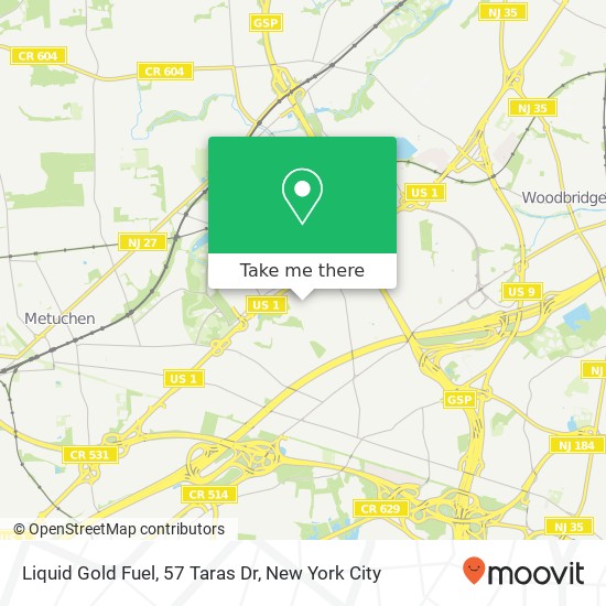 Mapa de Liquid Gold Fuel, 57 Taras Dr