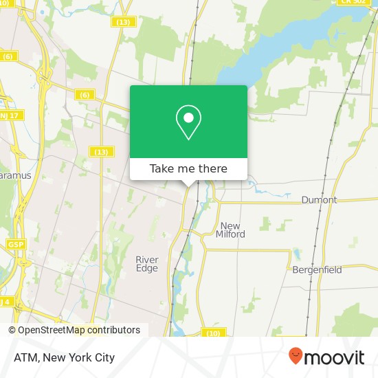 Mapa de ATM, 50 Kinderkamack Rd