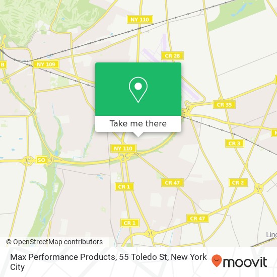 Max Performance Products, 55 Toledo St map