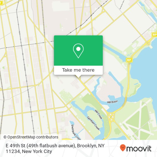 E 49th St (49th flatbush avenue), Brooklyn, NY 11234 map