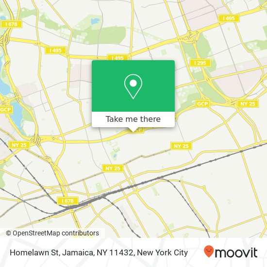 Homelawn St, Jamaica, NY 11432 map