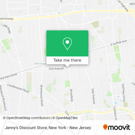 Jenny's Discount Store map