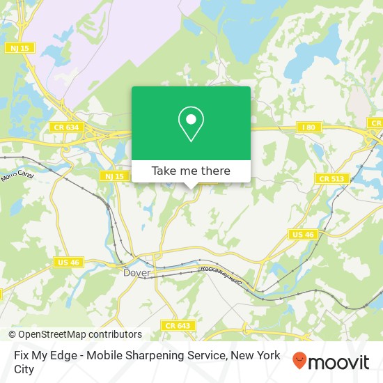Mapa de Fix My Edge - Mobile Sharpening Service