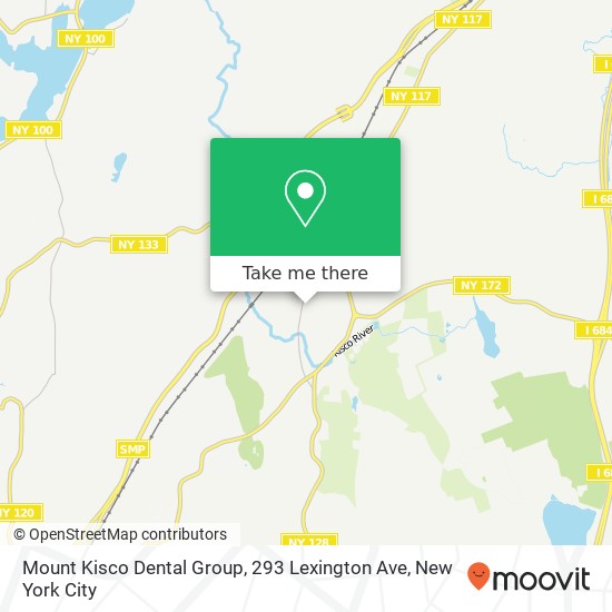 Mapa de Mount Kisco Dental Group, 293 Lexington Ave