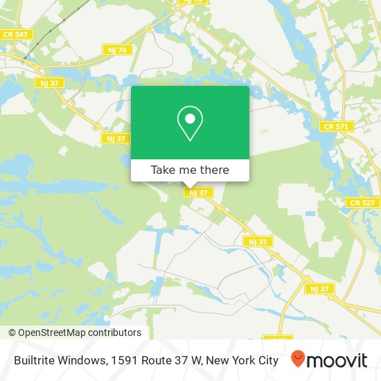 Builtrite Windows, 1591 Route 37 W map