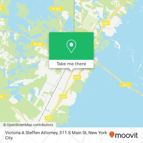 Mapa de Victoria A Steffen Attorney, 311 S Main St