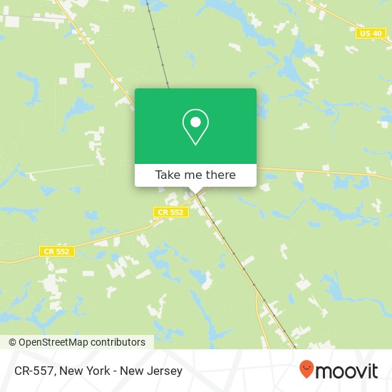 CR-557, Milmay, NJ 08340 map