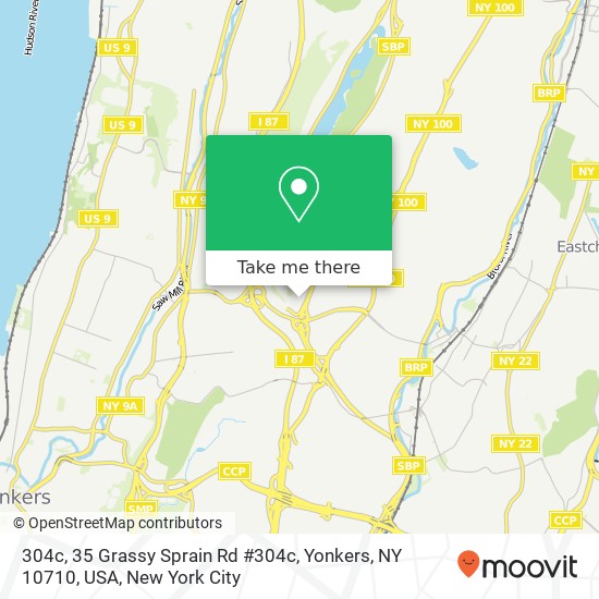 Mapa de 304c, 35 Grassy Sprain Rd #304c, Yonkers, NY 10710, USA