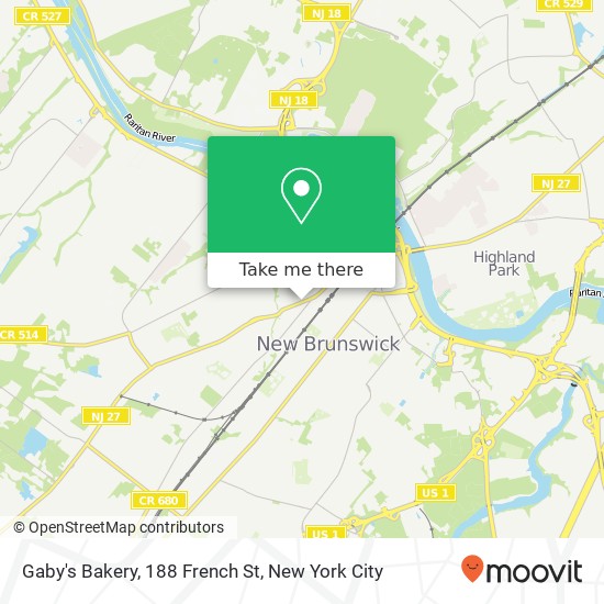 Mapa de Gaby's Bakery, 188 French St