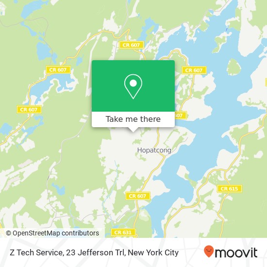 Mapa de Z Tech Service, 23 Jefferson Trl