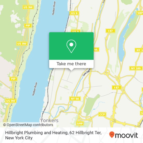 Mapa de Hillbright Plumbing and Heating, 62 Hillbright Ter