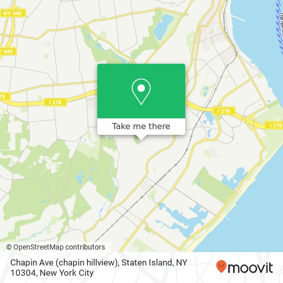 Chapin Ave (chapin hillview), Staten Island, NY 10304 map