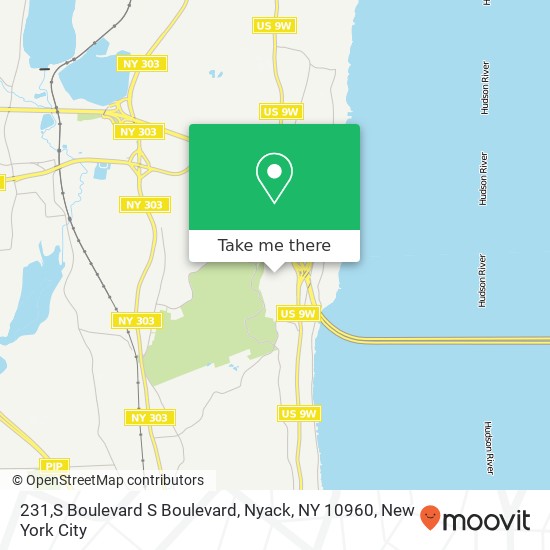 231,S Boulevard S Boulevard, Nyack, NY 10960 map