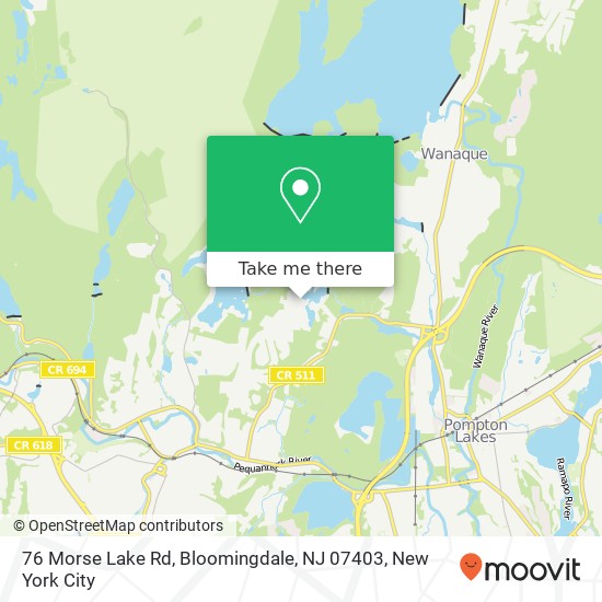 76 Morse Lake Rd, Bloomingdale, NJ 07403 map