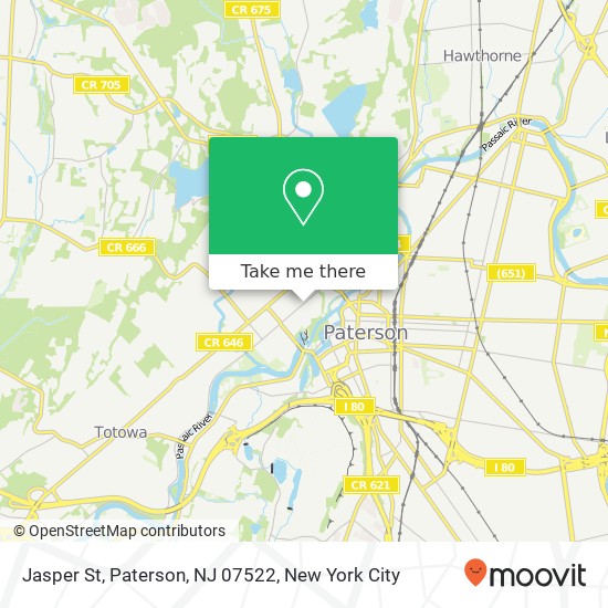 Jasper St, Paterson, NJ 07522 map