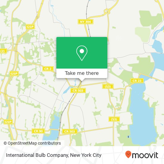 Mapa de International Bulb Company