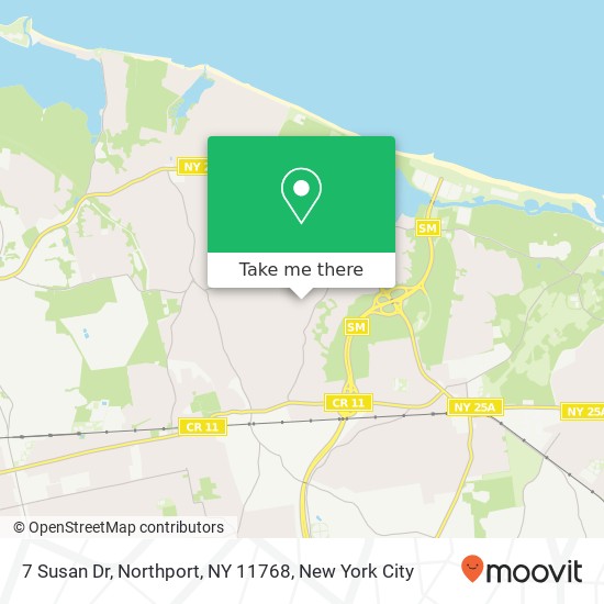 7 Susan Dr, Northport, NY 11768 map