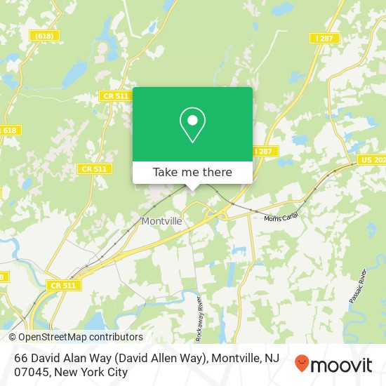 66 David Alan Way (David Allen Way), Montville, NJ 07045 map