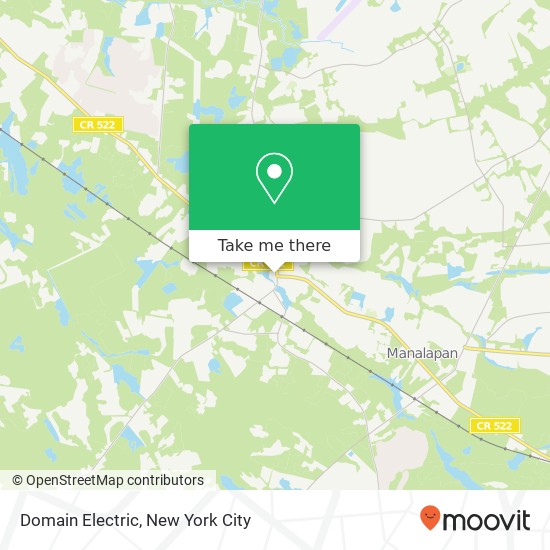 Mapa de Domain Electric, 15 Main St