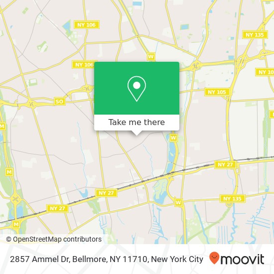 2857 Ammel Dr, Bellmore, NY 11710 map