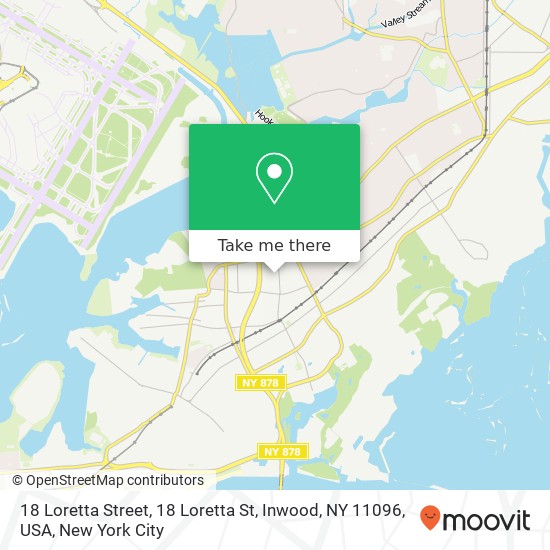 18 Loretta Street, 18 Loretta St, Inwood, NY 11096, USA map