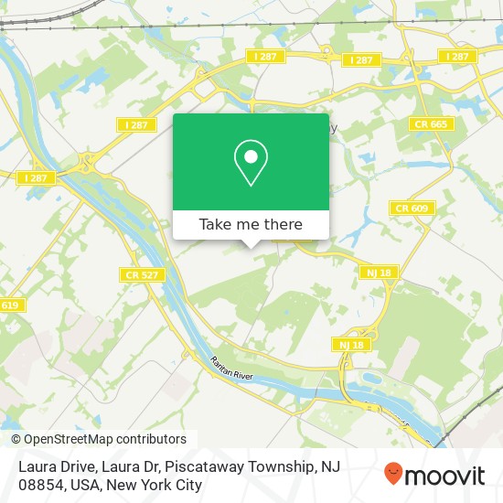 Laura Drive, Laura Dr, Piscataway Township, NJ 08854, USA map