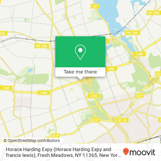 Horace Harding Expy (Horace Harding Expy and francis lewis), Fresh Meadows, NY 11365 map