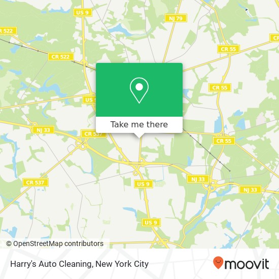 Harry's Auto Cleaning, 1 Helen Ave map