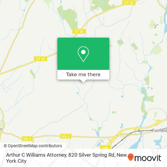Arthur C Williams Attorney, 820 Silver Spring Rd map