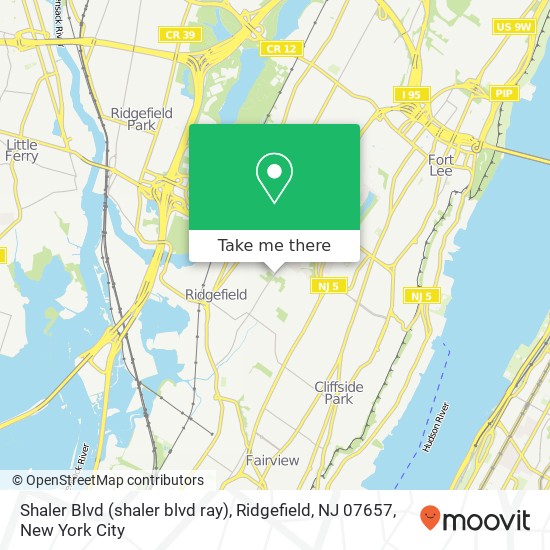 Shaler Blvd (shaler blvd ray), Ridgefield, NJ 07657 map