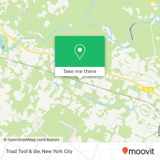 Triad Tool & die map